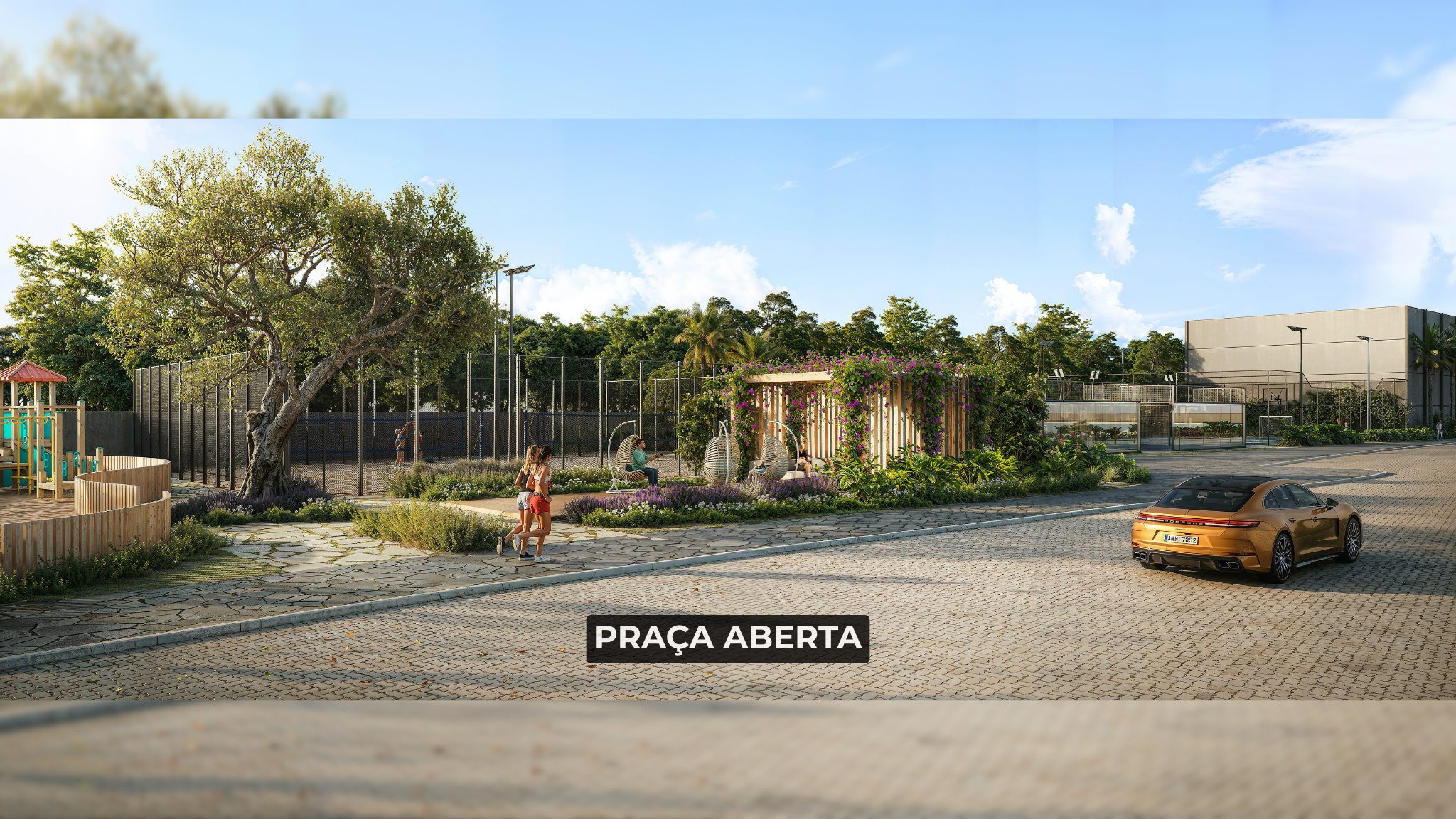 Praça aberta